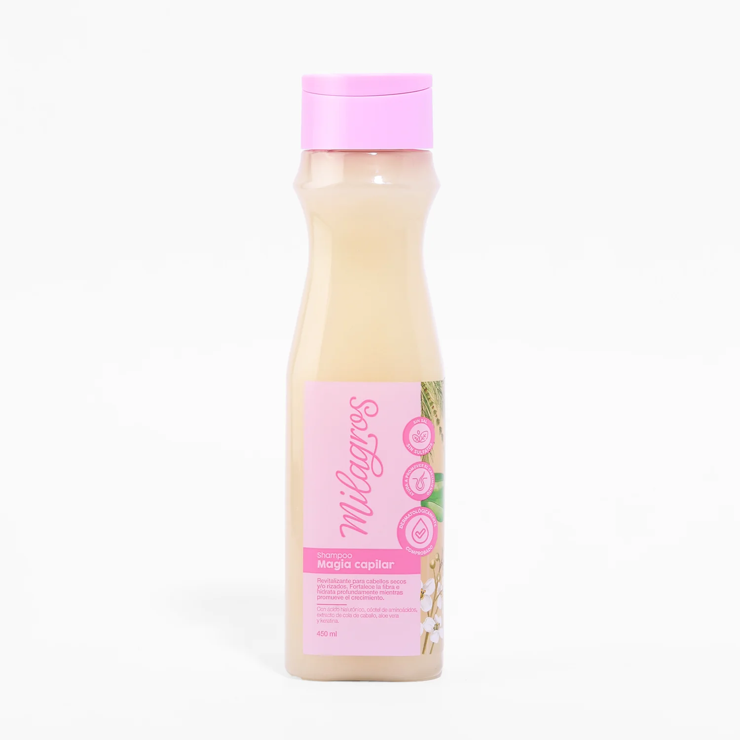 shampoo milagro herbal (con romero y jengibre)